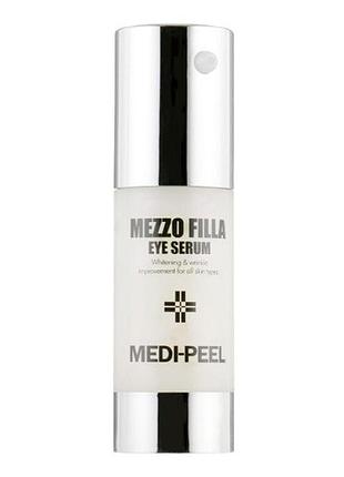 Омолаживающая сыворотка для век с пептидами medipeel mezzo filla eye serum, 30 мл
