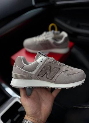 Жіночі замшеві кросівки new balance 574, повсякденні класичні кросівки для дівчат 38