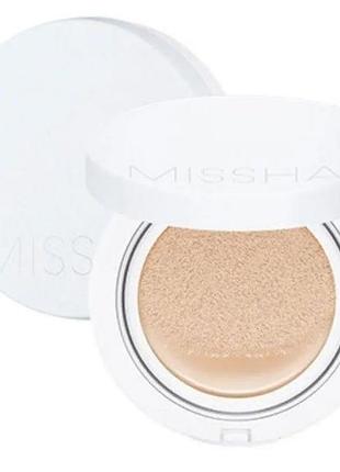 Тональна основа зволожуюча кушон missha magic cushion moist up spf50+pa+++ 21, 15 г