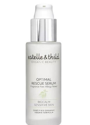 Сыворотка для лица estelle & thild biocalm optimal rescue serum, 30 мл
