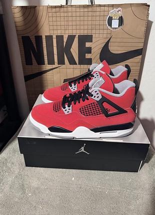 Кросівки air jordan 4 retro toro bravo fire red