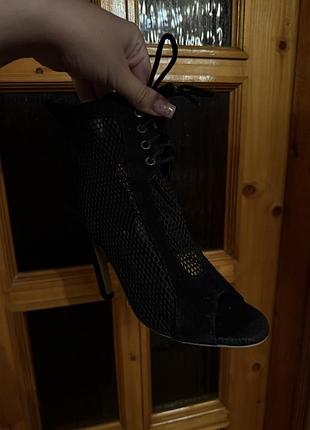 Професійні хілси (high heels) з сіточкою на шнурівці