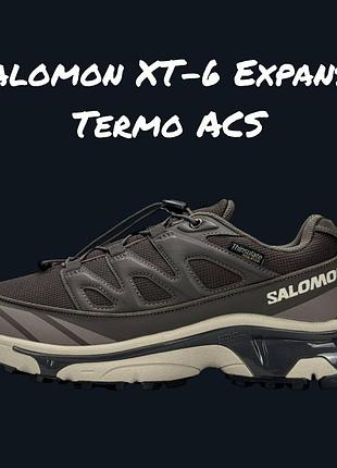 Salomon xt-6 expanse termo acs taupe beige