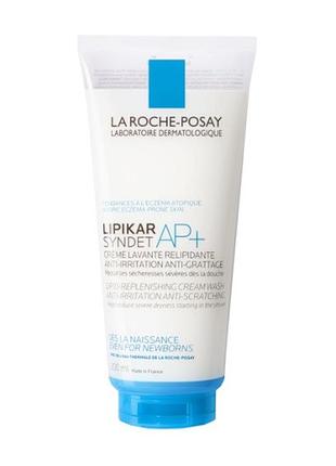 Очищающий крем-гель для лица и тела la roche-posay lipicar syndet ap+, 200 мл