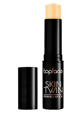 Хайлайтер-стик skin twin topface 02 - golden crown, 9 г