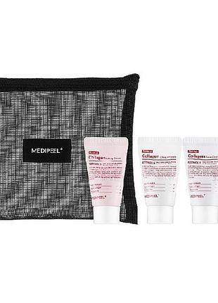Набор лифтинг-миниатюр с ретинолом и коллагеном - medi peel retinol collagen lifting trial kit, 5 продуктов