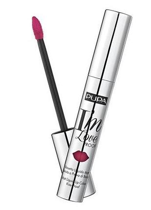 Матова рідка помада pupa i'm loveproof matt lip fluid 08 flamingo fuchsia, 2.7 мл