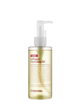 Гідрофільна олія з пробіотиками та колагеном medipeel red lacto collagen cleansing oil, 200 мл