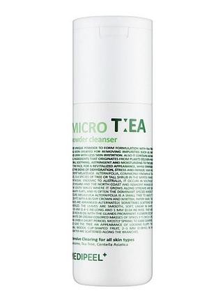 Глубоко очищающая энзимная пудра medipeel micro tea powder cleanser, 70 г