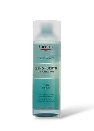 Очищающий тоник для проблемной кожи eucerin dermopurifyer toner, 200 мл