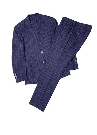 Hackett linen stripe suit костюм льон