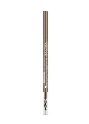 Водостійкий карандаш для брів catrice slim'matic ultra precise brow pencil waterproof 030 dark, 0,05 г