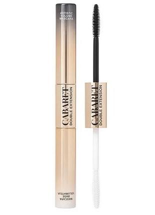 Туш для вій vivienne sabo cabaret double extenson 01 black з ефектом нарощених вій, 9 мл