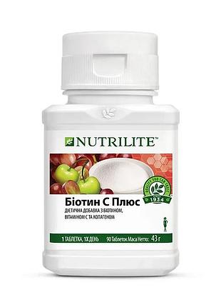 Nutrilite™ біотин с плюс, 90 таб. амвей (432922)