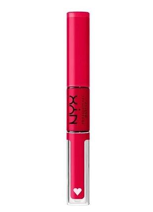 Помада-блиск для губ nyx professional makeup shine loud lip color 18 on a mission, 2x3.4 мл