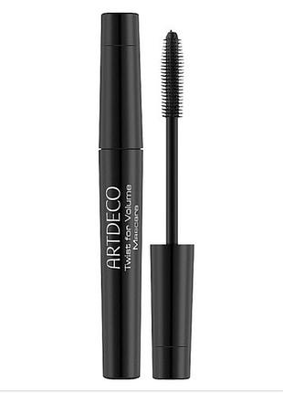Тушь artdeco twist for volume mascara 01 black, 8 мл