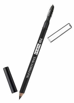 Олівець для брів pupa true eyebrow pencil 004 extra dark, 1.08 г