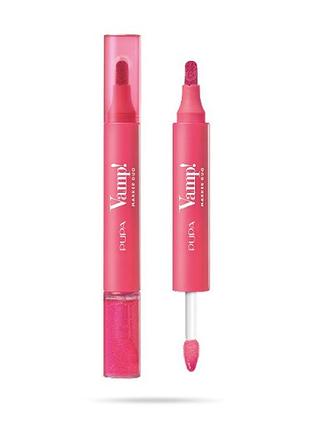 Тинт для губ двухсторонний pupa vamp! marker duo lip marker & oil-gloss 006 dragon fruit, 1.4lip marker/oil-gloss2.6 мл