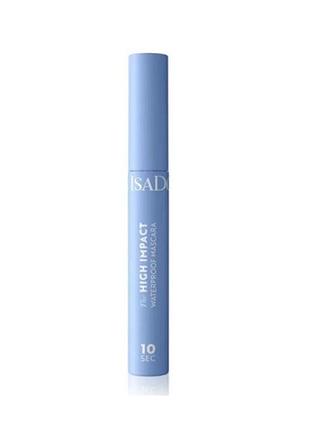 Туш для вій isadora 10 sec high impact volume waterproof 01 black, 9 мл