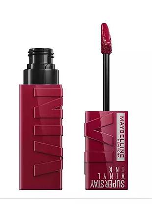 Помада для губ с глянцевым финишем maybelline new york superstay vinyl ink 30 - unrivaled, 4.2 мл