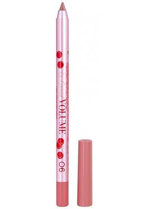 Карандаш для губ гелевый vivienne sabo le grand volume 06 - natural pink, 1.35 г