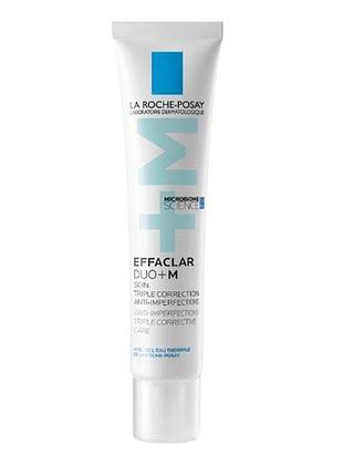 Коригуючий крем комплексної дії для проблемної шкіри la roche-posay effaclar duo+m, 40 мл