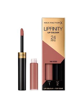 Помада для губ max factor lipfinity 160 - iced, 4 мл