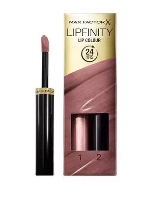 Помада для губ max factor lipfinity 016 glowing pink, 4 мл