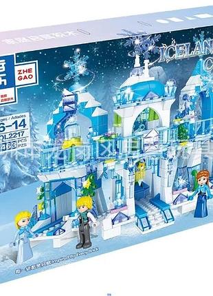 Дитячий конструктор принцеса frozen 463 деталі пластик 47х37х7 см різні кольори (513137)