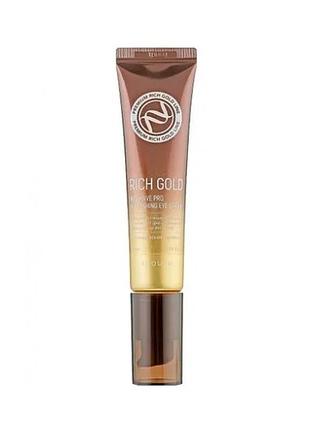 Питательный крем для ухода за кожей век с золотом enough rich gold intensive pro nourishing eye cream, 30 мл