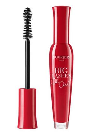 Тушь для ресниц bourjois big lashes oh oui mascara black, 7 мл