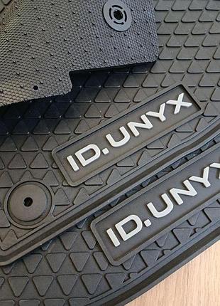 Коврики в салон volkswagen id.unyx (2024+) оригинальные резиновые oem style