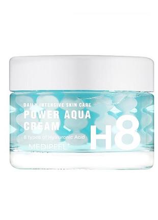 Увлажняющий крем в шариках для интенсивного увлажнения кожи medipeel power aqua cream, 50 мл