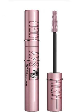 Туш для вій maybelline new york lash sensational sky high чорний, 7.2 мл