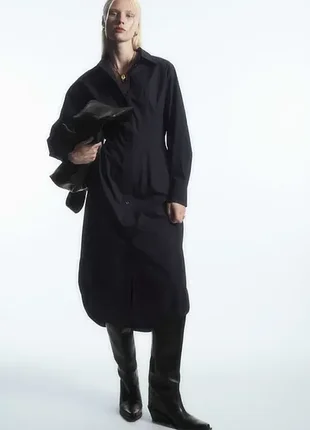 Платье женское cos waisted midi shirt dress / 44
