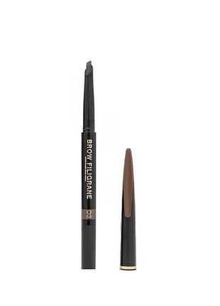 Олівець для брів автоматичний vivienne sabo eyerbrow avtomatic pencil filigrane 03 (темно-коричневий), 0.2г