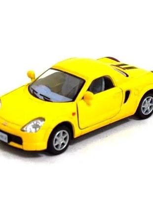 Машинка kinsmart toyota mr2 інерційна металева жовта 1:32 (538989)