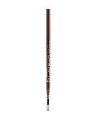 Водостійкий карандаш для брів catrice slim'matic ultra precise brow pencil waterproof 050 chocolate, 0,05 г