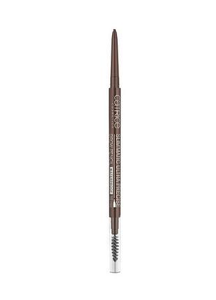 Водостійкий карандаш для брів catrice slim'matic ultra precise brow pencil waterproof 040 cool brown, 0,05 г