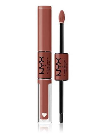 Помада-блиск для губ nyx professional makeup shine loud lip color 04 life goals, 2x3.4 мл