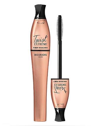 Туш для вій bourjois fiber maskara twist up extreme volume, 8 мл