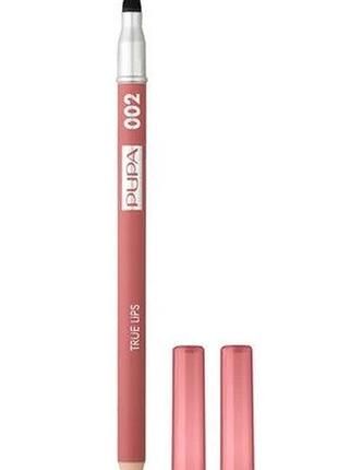 Олівець для губ pupa true lips 002 tea rose, 1.2 г