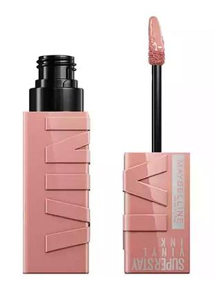Помада для губ с глянцевым финишем maybelline new york superstay vinyl ink 95 - captivated, 4.2 мл