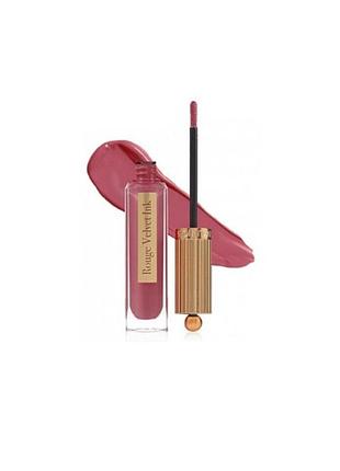 Жидкая матовая помада для губ bourjois rouge velvet ink liquid lipstick 25 berry chaud-colat, 3.5 мл