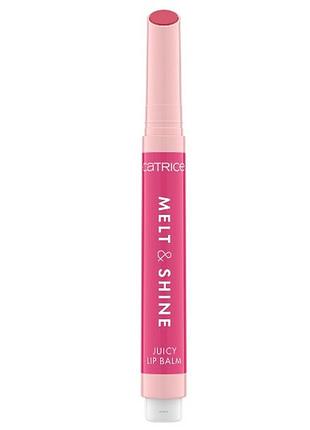 Бальзам для губ для catrice melt&shine juicy lip balm 060 - malibu barbie, 1.3 г
