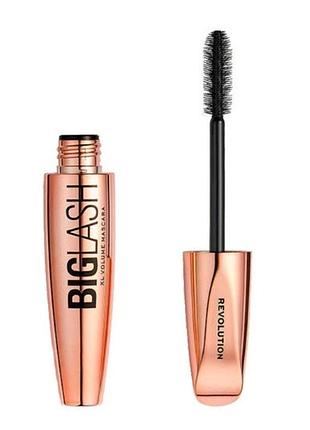 Об'ємна туш для вій makeup revolution big lash xl volume mascara, 8 г
