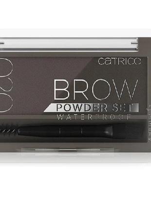 Набор пудры для бровей catrice brow powder set 020 4г