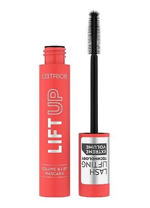 Туш для вій catrice lift up volume & lift 010 black, 11 мл