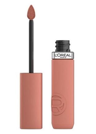 Жидкая матовая помада для губ l’oréal paris infaillible matte resistance 601 worth it, 5 мл