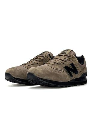 New balance 574 m sand black